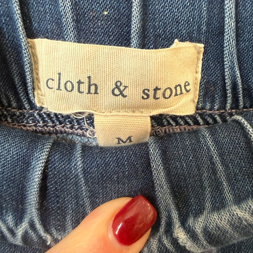 Cloth & Stone Indigo Jogger Pants - Picture 4 of 6